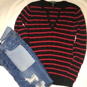 Ralph Lauren Striped Sweater/Shirt